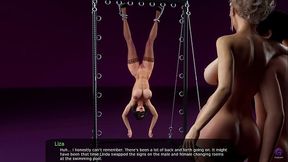 Mature MILF dominates with her big 3D cock in animated hentai game