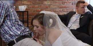 VIP4K. Married couple decides to sell bride