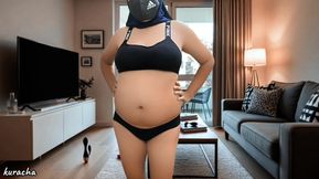 Pregnant Doctor on leave alone at home