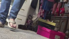 Flip Flops and jeans