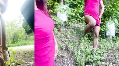 Outdoor flashing Toronto gets busted IG lululol666to