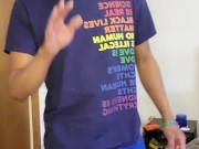 KennieJai jerks off when roommate is home in the next room...shhh!