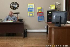 Big Tits at Work - Johnny Despises Jessica for Fucking Her Way to the Top