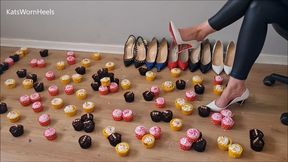 120 Cupcakes Mass Crushing Under 6 Pairs of my Designer Heels