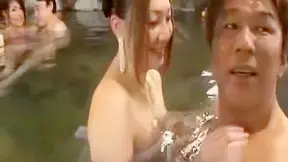 Outdoor Swing Steam - Juicy JAV Couples Heat Up the Hot Spring Fun!
