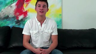 Amateur hunks steamy casting: anal action, cumshot surprise, and sensual sucking!