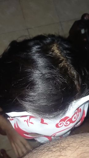 Beautiful tomboy girl really likes to suck my   Clip 3