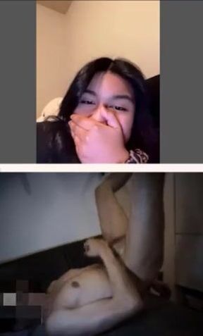 Girls reaction