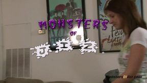 Hard Face Fuck Ends With GIANT Load On Her Ass