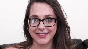 ”Flat Chested Beautiful Babe CiCi Gets That Unshaved Beaver Tightened!”