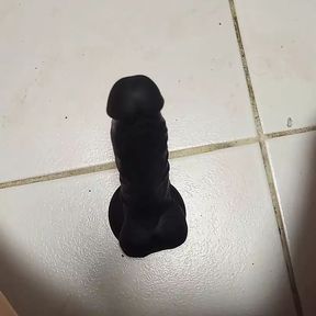 Cum on dildo