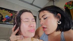 LICKING THE INNOCENT GIRL'S FACE ALL OVER - BY THAY FLORES - PART 4