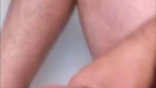 Masturbating and ejaculating in the shower