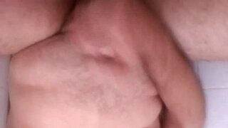 Masturbating and ejaculating in the shower