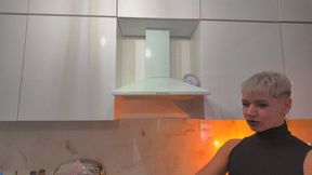 Batman Slaps Gothic Ruslana In Ass And She Punish His Balls - White Stockings - Full