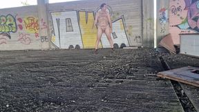All Naked in Street