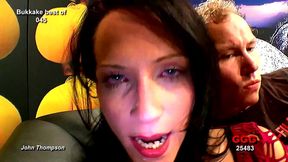 girls first time in bukkake and cum swallow gangbang compilation ggg john thompson