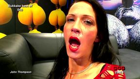 girls first time in bukkake and cum swallow gangbang compilation ggg john thompson