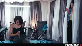 Veronica Gets Futa-Cock from Woodland Trans Spirit & Facesplashes Vale Nappi