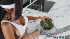 Pervert asian with big tits