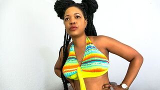 African Casting - Curvy Afro Slut Expertly Guzzling The Big Dick Agent