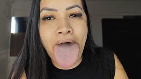 SEE MY BIGGEST TONGUE BY KIARA FULL HD CLIP 2