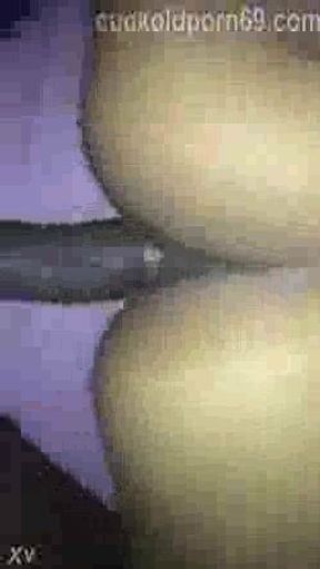 wife gets bbc creampie while husband waits in next room