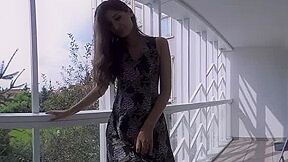 Coco Kiss In Romance On The Balcony