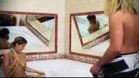 Teeny Fucked in the Bathtub