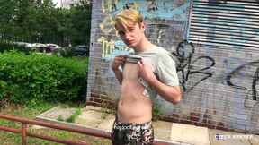 Blonde Czech Twink Rides My Cock POV