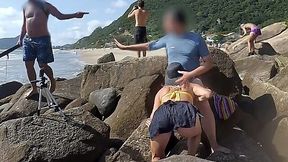 Slut Shows Off Her Cocksucking Skills and Gets Ass Fucked in Public