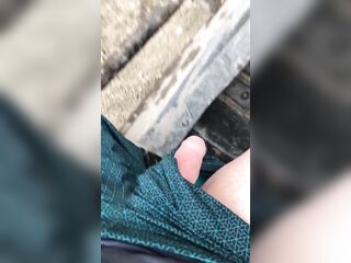 Masturbation During the time that Off Roading On The Trails, Cumming & Pissing On A Sand Dune