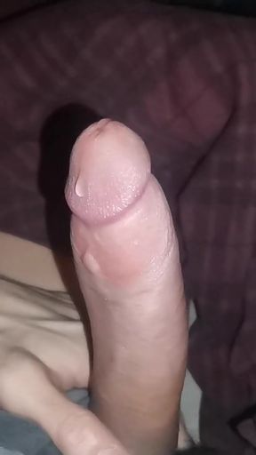 Overexcited penis flows profusely in the middle of the night   Clip 2