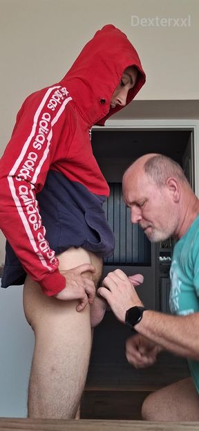 Honza Bareback Gay Anal Cum Inside Chubby Stepdaddy Ass