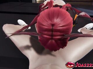 Shermie Red Succubus Halloween CG Anime Animation – Fellatio, Tugjob Service & Hardcore Deepthroat Throat Screw In Playgirl Elect two