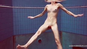 Naked Bitch Martina Skinny Dipping and Showing Off Her Fucking Perfect Tits in the Pool