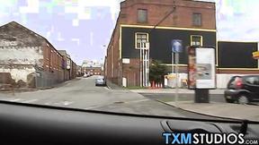 ”Charming twink picked up & slammed while traveling to class”