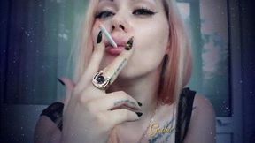 Last seductive smoking clip before I will quit! JOI WMV