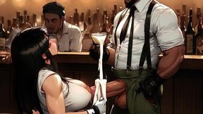 Big Titty Tifa Runs the Best Damn Milk Bar in Town