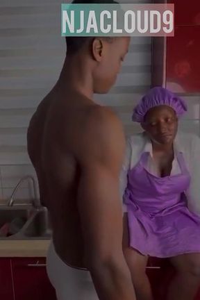 Boss Fuck Chef Pussy Hard Without Lube Untop Kitchen Cabinets