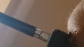 Machine fucking his tight hairy ass