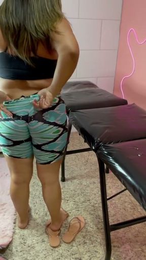 She went for the massage but received something else.   Clip 2