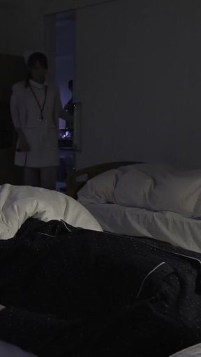 A Cute, Busty, and Sexy Night Shift Nurse Who Takes Care of Sexually Frustrated Patients. 1