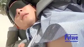 Asian Blindfolded And Edged