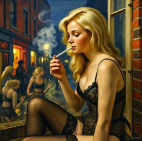 Harrison Marks Presents: AI Generated Smoking Babes in Stockings