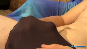 Deviant underwear lover Bryce Corbin tugs his massive cock