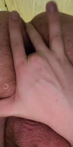 Fingering in work bathroom