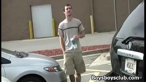 Black Gay Man fuck White Sexy boy Rough 11