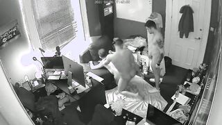 Watch this amateur slut get his tight ass pounded at work