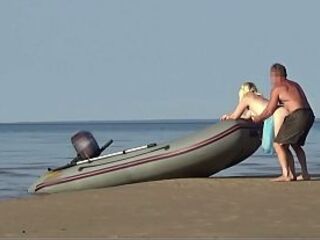 Lady Tourist and Boatman two